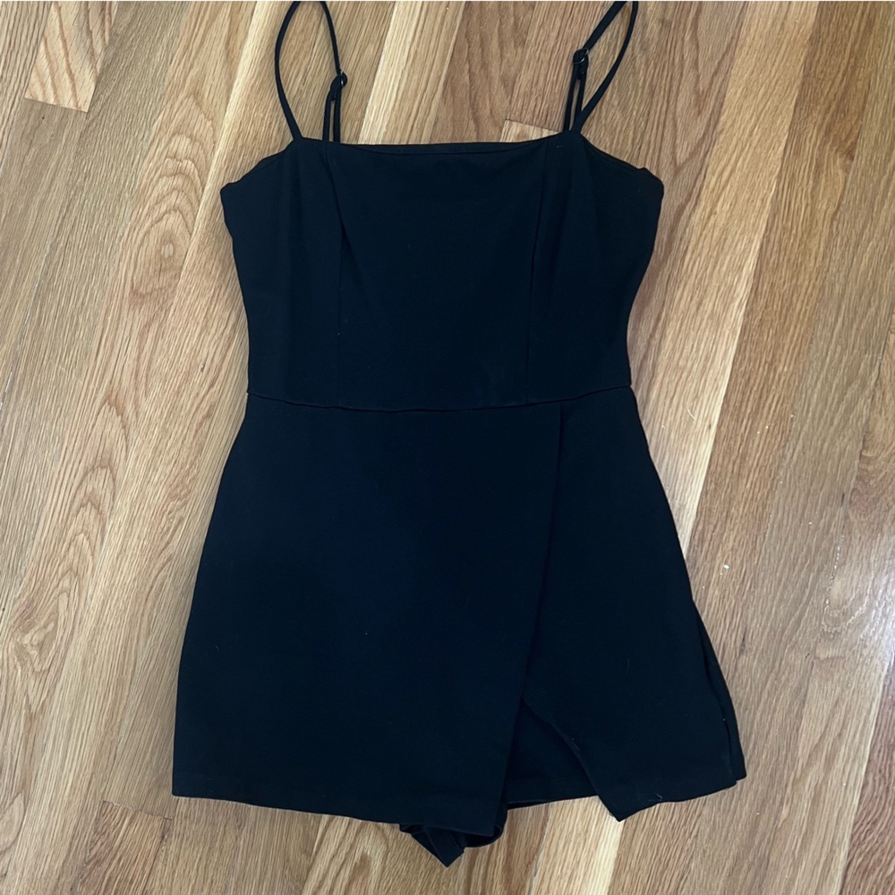 Black altard state romper